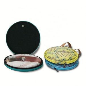 Estuche de Lujo para Pastel de Té Estilo Chino, Impermeable, de EVA, de Alta Calidad, a Prueba de Polvo, Bolsa de Almacenamiento de Té para Regalo - Product Image 3