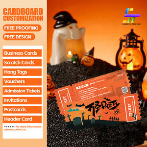 تذاكر فعاليات وبطاقات تهنئة مطبوعة حسب الطلب-تصاريح دخول شخصية ، هدايا شكر ، هدايا عيد الهالوين - Product Image 4