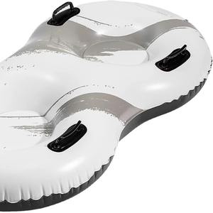 Bouée de ski gonflable pour <span class=keywords><strong>adulte</strong></span> en PVC <span class=keywords><strong>double</strong></span> place, épaissie, résistante au froid, pour ski, surf, tube à neige, <span class=keywords><strong>luge</strong></span> - Product Image 5