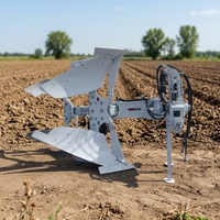 Arado de Surco Serie Pioneer LEROX, Montado en Tractor, Hidráulico, Reversible, con Engranaje y Rodamiento para Restauración del Suelo