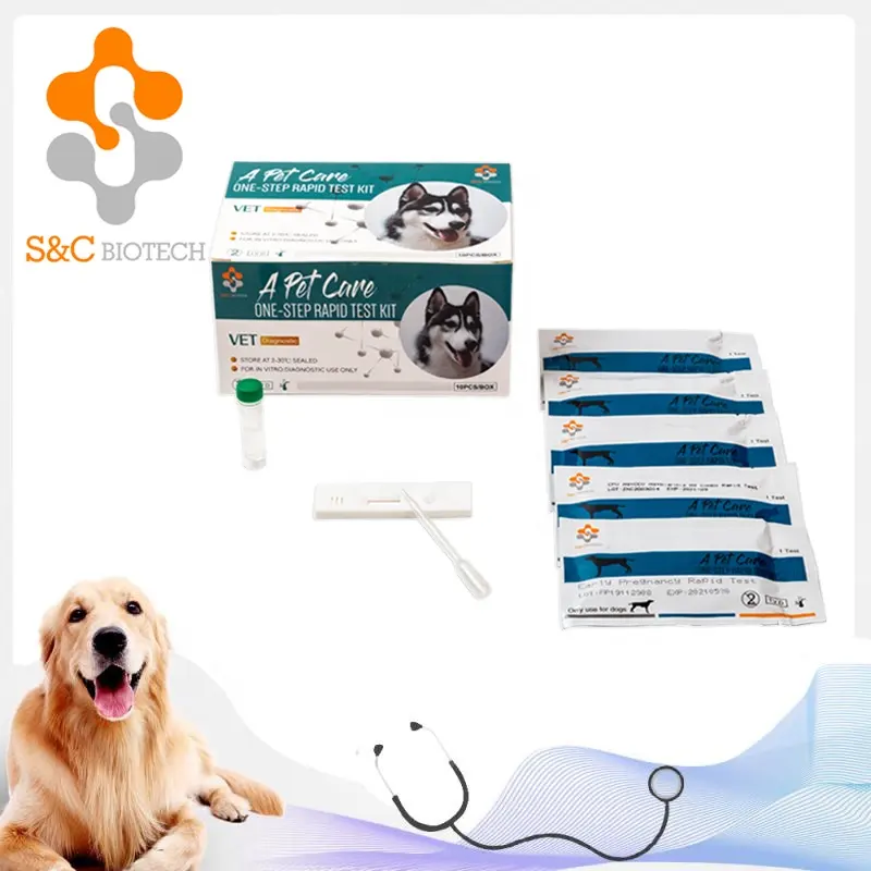 Độ chính xác canine RLN/relaxin/đầu mang thai relaxin thú y Kit kiểm tra cho chó Pet