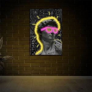 Letreros de neón de fiesta de boda de amor romántico calientes diseñados de fábrica personalizados tira de luces LED 24V/220V azul y colorido uso en interiores - Product Image 1