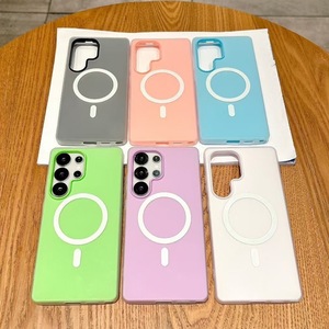 Funda Magnética Antigolpes 2 en 1 para Teléfono Móvil, Color Caramelo, Popular, para <span class=keywords><strong>Samsung</strong></span> Galaxy S26 S25 S24 S23 Ultra A17 A37 A57 A56 - Product Image 1