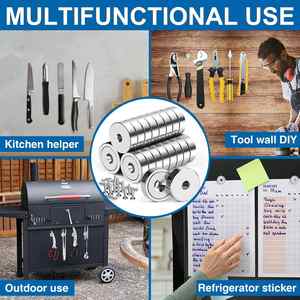 Imán de olla con forma de copa de neodimio con caja de <span class=keywords><strong>acero</strong></span> de fuerza atractiva fuerte industrial con orificio avellanado - Product Image 4