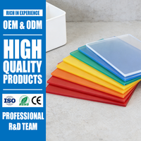 Plaque en acrylique coulé colorée de qualité durable, 3 mm, surface mate grise, écologique, 100 % matière vierge, pour découpe et moulage de cadeaux