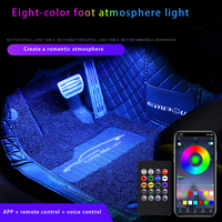 JYGD - Kit de Luces LED RGB Impermeables IP65 para Automóvil, Luz Interior Brillante a Todo Color para Automóvil, Motocicleta, Tablero, Luz de Pie para Automóvil