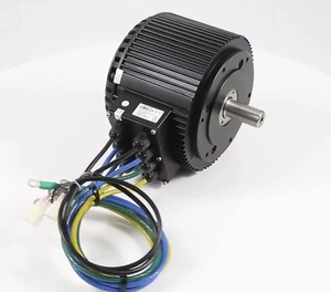 มอเตอร์แม่เหล็กกำลังสูง ระบายความร้อนด้วยน้ำ 72V 10KW 4500 รอบต่อนาที สำหรับเรือ ประสิทธิภาพ IE3 48V-4500 แบบยึดหน้าแปลน 48V-4500 มอเตอร์แม่เหล็กซิงโครนัส - Product Image 6