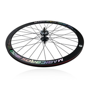 Good <span class=keywords><strong>Fixie</strong></span> Juego de ruedas de bicicleta de carretera 700C <span class=keywords><strong>Llanta</strong></span> de aleación de aluminio 32H V Freno de una sola velocidad MTB Juego de ruedas Rueda de engranaje fijo para <span class=keywords><strong>Fixie</strong></span> - Product Image 6