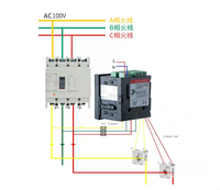 Medidor de Energía Multifunción Trifásico Acrel APM810 0.5S True RMS, Monitoreo de Armónicos, RS485 Modbus RTU, Montaje en Panel