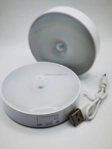 Détecteur <span class=keywords><strong>de</strong></span> <span class=keywords><strong>mouvement</strong></span> PIR LED veilleuse sans fil USB Rechargeable détecteur batterie activée <span class=keywords><strong>lampe</strong></span> <span class=keywords><strong>de</strong></span> nuit pour armoire placard cuisine - Product Image 4