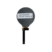 1.28 pouces 240*240 panneau LCD écran d'affichage rond 4 SPI Interface TFT LCD Module pour montre intelligente