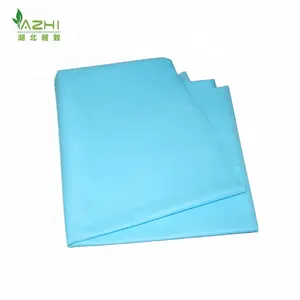 Disposable Non-woven surgical drape bed roll SMS SMMS PP PE fabric Blue Medical Drape