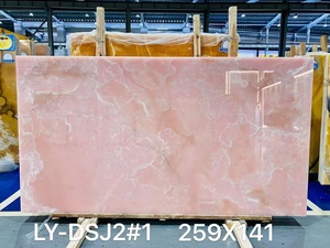 Trung quốc Hồng <span class=keywords><strong>Onyx</strong></span> phiến đá cẩm thạch gạch hồng sàn M2 giá - Product Image 2