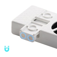 Ventilateur de refroidissement à trois pales pour dissipateur thermique, amplificateur de confort et de vitesse, distribution efficace de la chaleur, faible bruit pour économiser l'énergie et les coûts de chauffage
