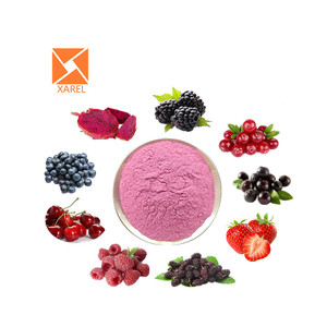 OEM Superalimento en Polvo de Bayas Mixtas, Mezcla Roja en Polvo de Fresa, Frambuesa, Pitaya, Açaí, Morera, Cereza y Saúco - Product Image 1