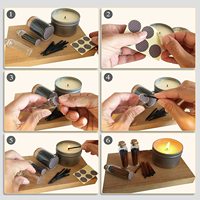 Papier de frappe assorti avec adhésif pré-découpé en cercles pour un Match facile cercle d'éclairage autocollant de gâche assorti