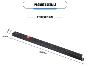 YOSUN-Bastidor de servidor de datos UAS, 18 puertos, 125A, armario de red, enchufe PDU con protección contra sobretensiones - Product Image 3