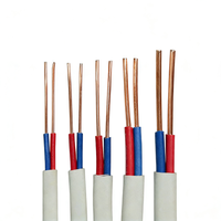 Kabel Listrik BVVB Flat Stranded Berisolasi PVC Inti Tembaga 2/3 Inti untuk Instalasi Bangunan