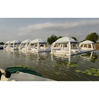 Plateforme de loisirs aquatiques gonflable en PVC pour l'extérieur, île flottante avec tente pour installations de divertissement aquatique