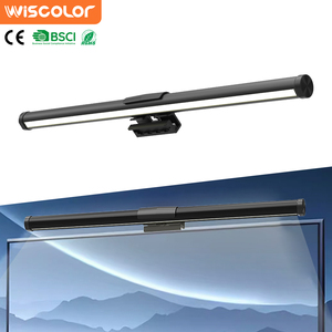 Lampe de moniteur LED intelligente USB à commande tactile, abat-jour cylindrique, température de couleur réglable, intensité variable, pour écran d'ordinateur - Product Image 1