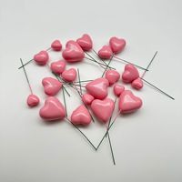 Nouvelle taille mélangée boule de mousse forme de coeur paillettes fausses boules décoration de gâteau pour la décoration de gâteau de fête d'anniversaire