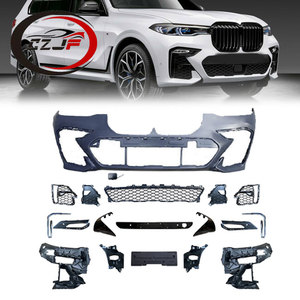 Kit carrosserie CZJF pour BMW G07 MT X7 Series 2018 2019 2020 2021 2022 Pare-chocs avant, plaque d'immatriculation avant, grille de pare-chocs avant - Product Image 1