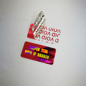 Thiết kế phức tạp giả mạo Chống giả mạo 3D Holographic dính sticker với VOID dư lượng tùy chỉnh hình dạng - Product Image 6