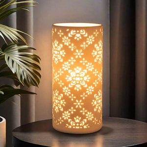 Nhà máy trực tiếp Chất lượng cao Kích thước nhỏ Sứ đêm đèn hiện đại ấm dẫn chuyển đổi plug-in phổ biến cho phòng khách bàn trang trí nội thất - Product Image 3