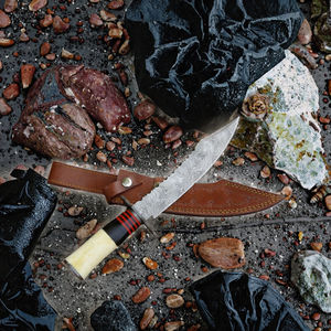 Couteau de poche multifonctionnel de survie en plein air en acier titane avec lame en acier titane et manche en alliage de titane TC4, couteau pliant - Product Image 3