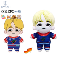 Uyeah Usine OEM/ODM Vente en Gros Personnalisable Personnage Mascotte Garçon Anime Kawaii Jouets en Peluche Douce en Coton Rembourrés Figurines de Dessins Animés