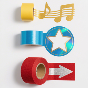 Pegatinas de Vinilo Autoadhesivas Resistentes a los Rayos UV e Impermeables, Paquete de Pegatinas Impresas con Logotipo Personalizado - Product Image 1
