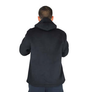 Chaqueta para Hombre Richmond X, Negra, con Capucha y Botones - Product Image 4