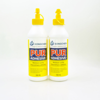 Colle liquide polyuréthane PUR pour le bois, adhésif scellant à durcissement à l'humidité pour la menuiserie