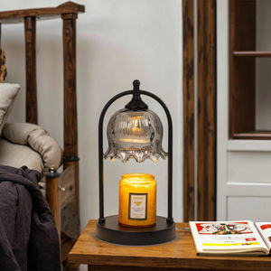 2025 Hot Selling Retro Wax Melting Lamp Aromatherapy <strong>Glass</strong> <strong>Lampshade</strong> Suitable for Bedroom Bedside No Fire Aromatherapy - Product Image 4