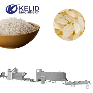 2024 Novo modelo de linha de extrusão de arroz artificial nutricional automática que faz a linha de produção da máquina