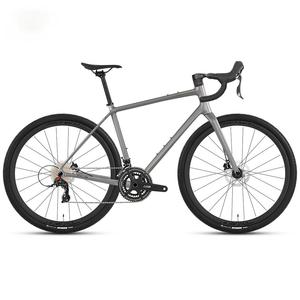 Vélo Gravel G2 24 Vitesses en Fibre de Carbone pour Course sur Route Pédales Classiques Frein à Disque pour Conduite Tout-Terrain Style Urbain - Product Image 1