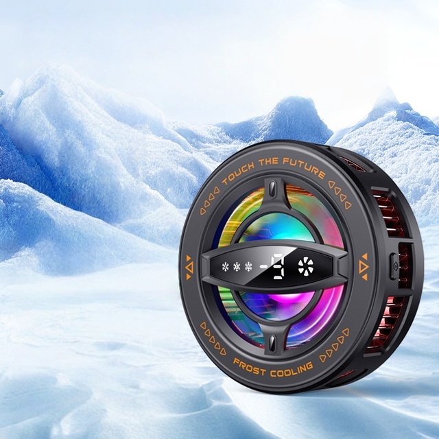 MQ 2-in-1 Magnetic Back Clip Phone Cooler Semiconductor Refrigeration Gaming E-Sports Radiator Universal Tablet Mobile