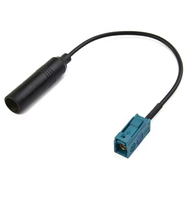 Antenne radio FM AM stéréo pour adaptateurs Fakra, câble adaptateur d'antenne radio FM AM stéréo pour Fakra Z vers DIN, câble radio pour voiture