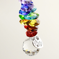 Regalos Conmemorativos para Mascotas, Regalo de Recuerdo para la Pérdida de un Perro, Atrapasoles Arcoíris, Cristales, Prismas, Decoración Colgante para Jardín