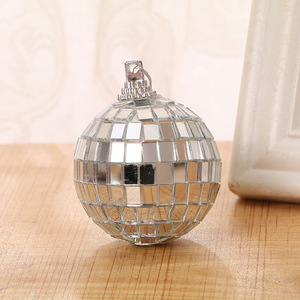DAMAI Silver Disco Mirror Ball Handmade Christmas Ball for Wedding KTV Photography Props Baking Decoration New Year Accessory - Product Image 3