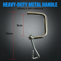 Pince de table industrielle pour machine à pâtes, en acier inoxydable, réglable, ouverture 9 cm, support de montage robuste pour établi, OEM ODM