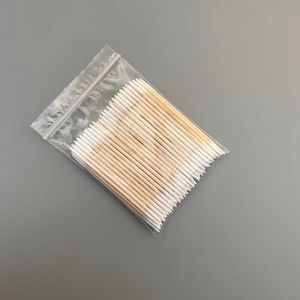 Coton-tiges 125 mm double extrémité ronds pour maquillage, nail art, maquillage permanent, usage en salon de beauté - Product Image 1
