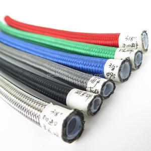 R14 AN4 AN6 AN8 AN10 AN12 Универсальный PTFE высокой температуры SS304 Усиленный провод плетеный гоночный тормозной шланг - Product Image 4