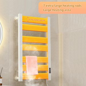 Toallero eléctrico, toallero de baño montado en la pared para calentar y secar toallas con funciones de sincronización y ajuste de temperatura. - Product Image 4
