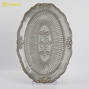 Ensemble de <span class=keywords><strong>vaisselle</strong></span> en céramique vintage en relief <span class=keywords><strong>baroque</strong></span>, <span class=keywords><strong>vaisselle</strong></span> de haute qualité pour la décoration intérieure - Product Image 4