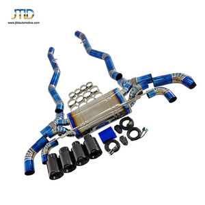 Échappement arrière en titane JTLD pour <span class=keywords><strong>BMW</strong></span> Série <span class=keywords><strong>M</strong></span> <span class=keywords><strong>F90</strong></span> M5 S63 4.4t Échappement à soupapes Échappement électrique Tuyaux d'échappement - Product Image 2