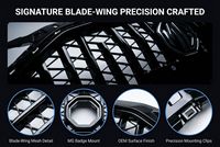 Grille de calandre avant d'origine pour MG 5 MG5 110cm en ABS, protection de radiateur en maille, pièces de rechange, garantie 1 an