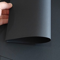 EUDR Virgin Wood Pulp Black Cardboard High Stiffness Paperboard for Hot Stamping UV Embossing Packaging Box & Hangtags
