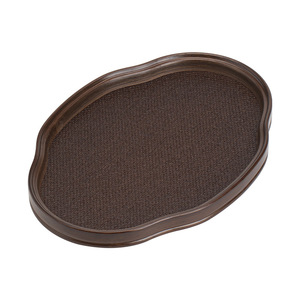 <b>Bamboo</b> Woven Begonia Tray Small Dry Brewing <b>Table</b> Zen Style Rattan Tea Tray Meal Plate Reinforced <b>Bamboo</b> - Product Image 4