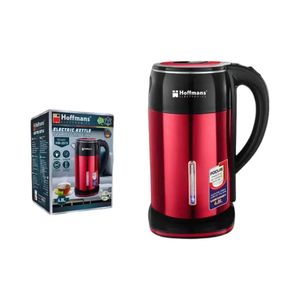 Bouilloire électrique Hoffmans Fashion Heavy Duty 4,8 L, finition vert foncé et rouge, pot en acier sans soudure, look moderne pour le Nigéria et le Ghana - Product Image 4